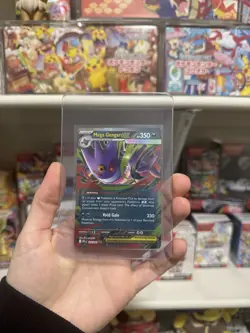 Mega Gengar ex 056/094 Double Rare Phantasmal Flames Pokemon NM - Image 1