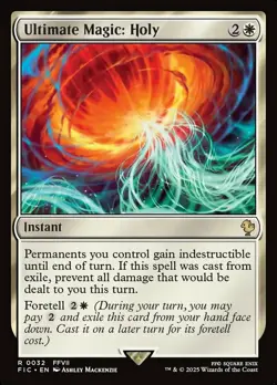 Ultimate Magic: Holy Light Play, English Magic the Gathering MTG Commander: Fina - Image 1