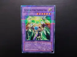 Yugioh - Elemental Hero Thunder Giant MF01-EN001 Parallel Rare Promo - Image 1