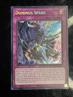 Konami Yu-Gi-Oh! Dominus Spark BLZD-EN077 Secret Rare Foil 1st ENG - Image 1