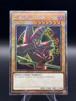 YUGIOH • DARK MAGICIAN • PLATINUM SECRET RARE • RA04-EN106 • 1st EDITION • NM - Image 1