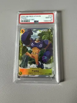 2026 One Piece St29 EN Franky Alternate Art Psa 10 - Image 1