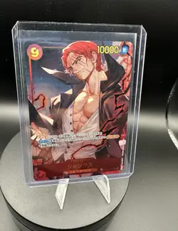 Bandai One Piece Shanks OP01-120 SEC Alt Art Holo 10000 Power Cost 9 JP - Image 1