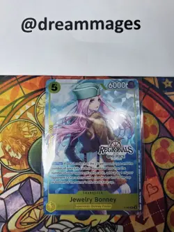 Jewelry Bonney (CS 25-26 Regionals Textured Chase Promo) P-085 One Piece NM - Image 1
