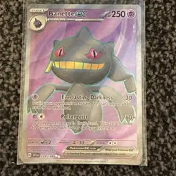 Pokemon TCG Banette EX Full Art Card 229/198 Scarlet Violet Base English Edition - Image 2