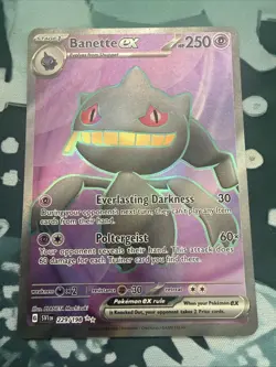 Pokemon TCG Banette EX 229/198 Scarlet Violet Base Card Set - Near Mint - Image 1