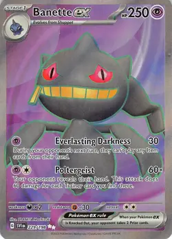 Banette ex 229/198 Ultra Rare Scarlet & Violet Pokemon Near Mint - Image 1