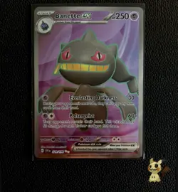 Pokemon Card Banette EX 229/198 Scarlet & Violet Ultra Rare Full Art NM - Image 1