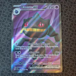 Pokemon Card Banette EX 229/198 Scarlet & Violet Ultra Rare Full Art - Image 1