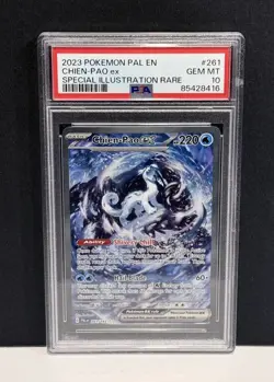 PSA 10 Pokemon TCG Chien-Pao EX Scarlet & Violet - Paldea Evolved 261/193 SIR - Image 1