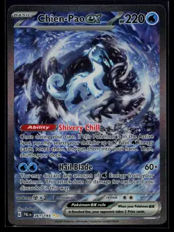 Chien-Pao ex Holo Special Illustration Rare SV02: Paldea Evolved 261/193 NM - Image 1