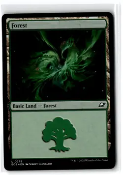 2025 Edge of Eternities Forest #275 Expansion/Common Foil - Image 1