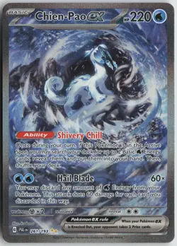 Chien-Pao ex Special Illustration Rare Holo SV02: Paldea Evolved 261/193 NM - Image 1