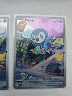 Pokemon TCG First Partner Illustration Collection Series 1-Sinnoh Gen 4 Starters - Image 4