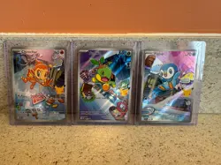Pokemon TCG First Partner Illustration Collection Series 1-Sinnoh Gen 4 Starters - Image 1