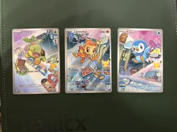 Pokemon TCG First Partner Illustration Collection Series 1 Gen 4 Sinnoh Starters - Image 1