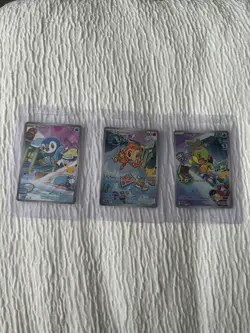 Pokemon TCG First Partner Illustration Collection Series 1 Gen 4 Sinnoh Starters - Image 1