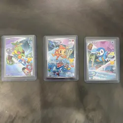 Pokemon TCG First Partner Illustration Collection Series 1 Gen 4 Sinnoh Starters - Image 1
