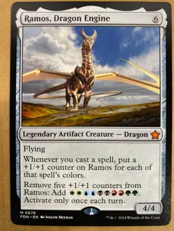 MTG 1x Ramos, Dragon Engine # 678 Foundations Magic the Gathering Card x1 NM - Image 1