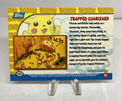 TRAPPED CHARIZARD #51 - NON-HOLO - Topps - POKEMON CARD - Image 2
