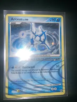 Arceus AR4 Arceus Holo Rare Pokemon Card 90 HP Fastwave English 2009 - Image 1