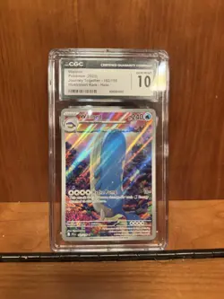 CGC 10 Gem Mint Wailord 162/159 Illustration Rare Journey Together Pokemon Card - Image 1