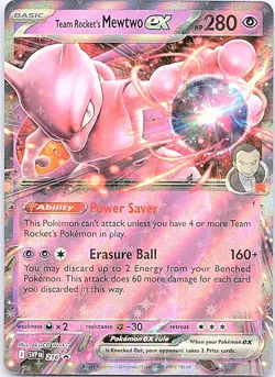 Team Rocket's Mewtwo ex - Holo Promo SV: Scarlet & Violet Promo Cards 216 NM - Image 1