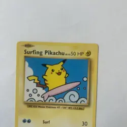 Pokemon SURFING PIKACHU 111/108 Collecting Card - VERY GOOD to MINT - never play - Image 3
