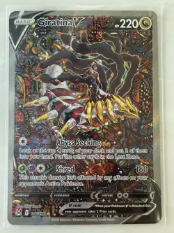 Pokemon TCG Giratina v Alt Art Lost Original Full Art Card 186/196 PACK FRESH - Image 1