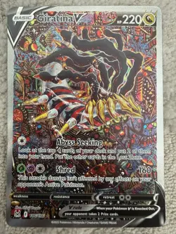 Pokemon TCG Giratina v Alt Art Lost Original Full Art Card 186/196 PACK FRESH - Image 4