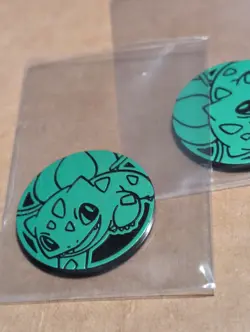 Pokemon Green Bulbasaur Mini Coin From 151 Chinese - Image 1