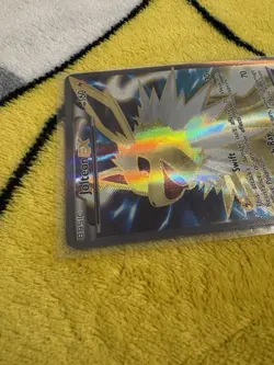 Jolteon EX 28a/83 XY Generations Full Art Ultra Rare Pokemon 2016 - Image 3