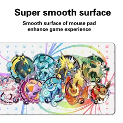 Eeveelutions - Board Game Pokemon Eevee Playmat Games Mousepad Play Mat of TCG - Image 4