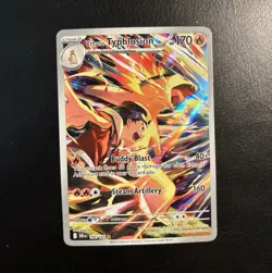 Pokemon TCG Ethan's Typhlosion 190/182 SV10 IR Holo Full Art 170HP Eng - Image 1