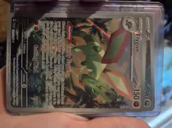 Flygon 101/094 Pokemon Phantasmal Flames Illustration Rare Full Art Holo NM - Image 1