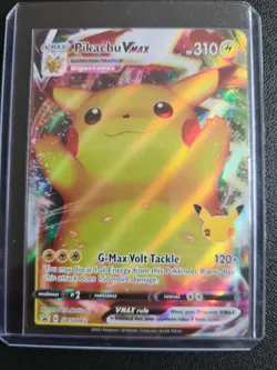 Pikachu VMAX SWSH062 - Celebrations Black Star Promo MINT Condition Pokemon TCG - Image 1