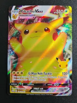 Pikachu VMAX SWSH062 - Celebrations Black Star Promo MINT Condition Pokemon TCG - Image 2