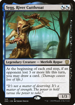 Sygg, River Cutthroat [Zendikar Rising Commander] M/NM MTG Magic - Image 1
