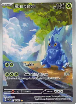 Heracross 194/193 Illustration Rare Paldea Evolved Pokemon Near Mint - Image 1