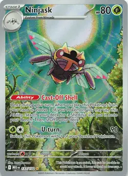 Ninjask 137/132 Illustration Rare Mega Evolution Pokemon Near Mint - Image 1