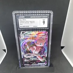Pokemon Mew VMAX CGC 9 054/172 S12a VSTAR Universe 2022 JP Holo - Image 1
