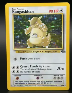 Kangaskhan 5/64 Jungle Holo Rare Unlimited English 1999 Pokemon - Image 1