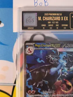 Pokemon TCG Indonesia Mega Charizard X EX SAR MA2 137/103 EGS 10 GEM MINT - Image 2