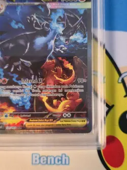 Pokemon TCG Indonesia Mega Charizard X EX SAR MA2 137/103 EGS 10 GEM MINT - Image 4