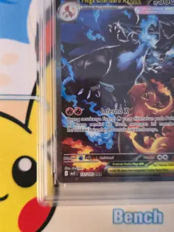 Pokemon TCG Indonesia Mega Charizard X EX SAR MA2 137/103 EGS 10 GEM MINT - Image 5