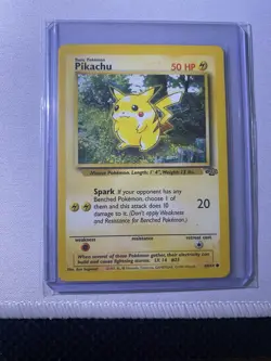 Pokemon Pikachu 60/64 Jungle Common Regular Unlimited 1999 English 50 HP - Image 1