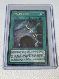 Yugioh Power Bond LCGX-EN184 Secret Rare LP - Image 1