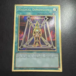 Yugioh Magical Dimension MGED-EN040 Premium Gold Rare 1st Edition NM - Image 1