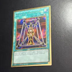 Yugioh Magical Dimension MGED-EN040 Premium Gold Rare 1st Edition NM - Image 2