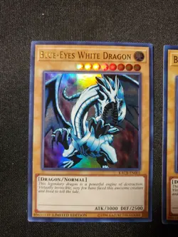 2x Yugioh! LP Blue-Eyes White Dragon - KACB-EN001 - Ultra Rare Lightly Played - Image 2
